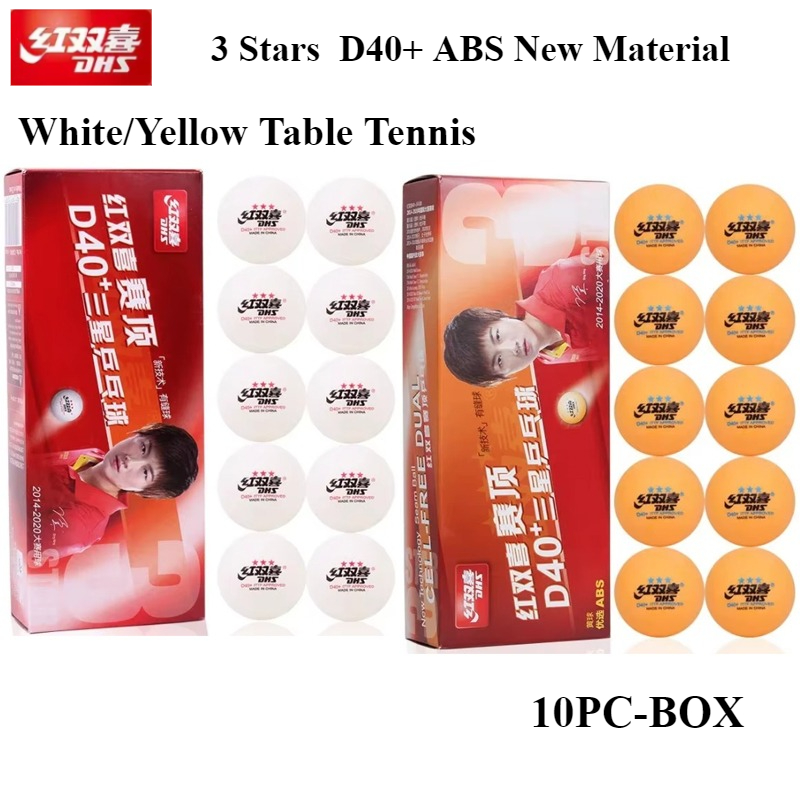 Table Tennis Olympics - 10 ピース/ボックス 3 スター DHS ピンポンボール