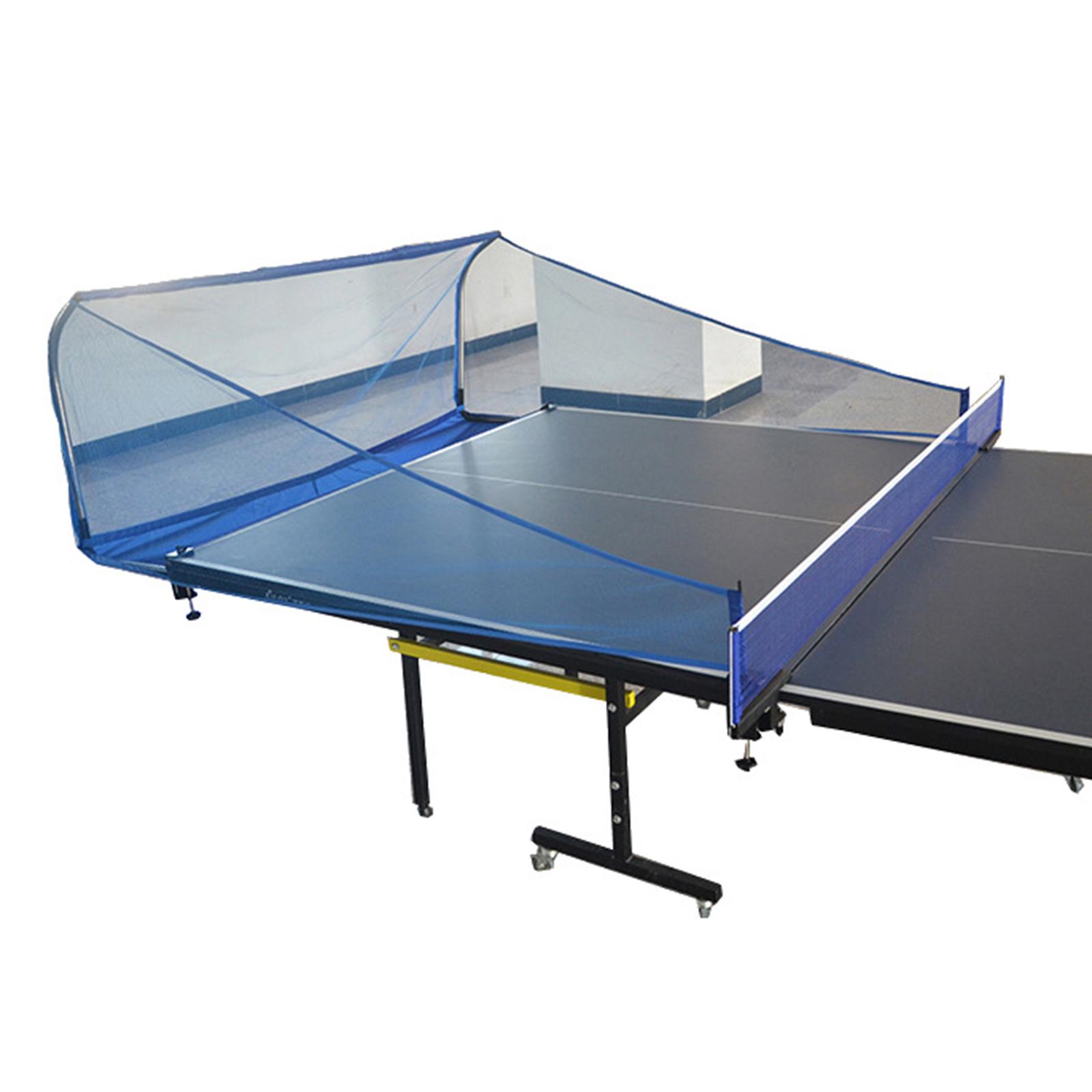 Table Tennis Olympics - 卓球コレクターネット 持ち運び簡単 耐久性のあるピックアップアクセサリー クラブや家庭での練習用の青いボール収納ネット