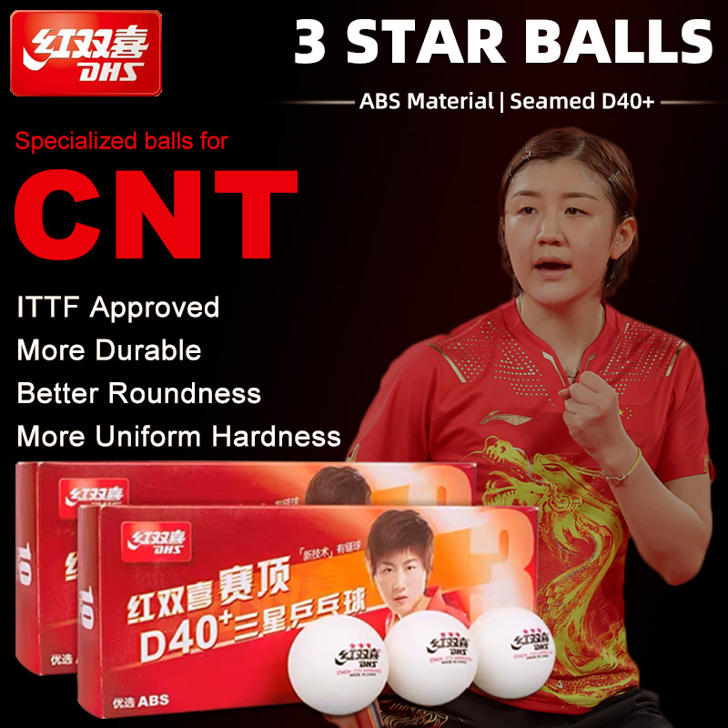 Table Tennis Olympics - DHS D40+ DJ40+ 卓球ボール 3 スター