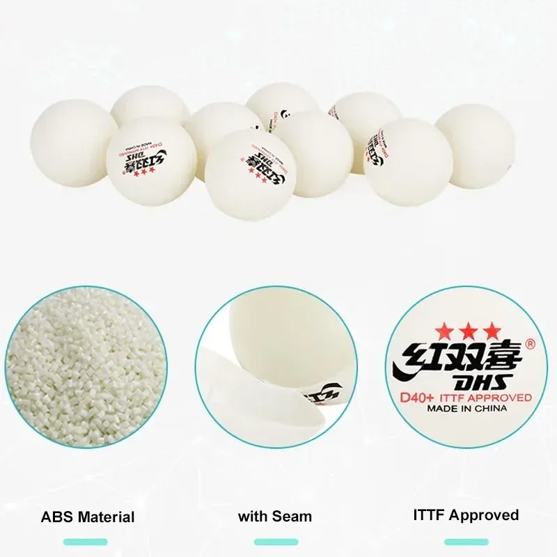 10 ピース/ボックス 3 スター DHS ピンポンボール  - Table Tennis Olympics のレビューと価格