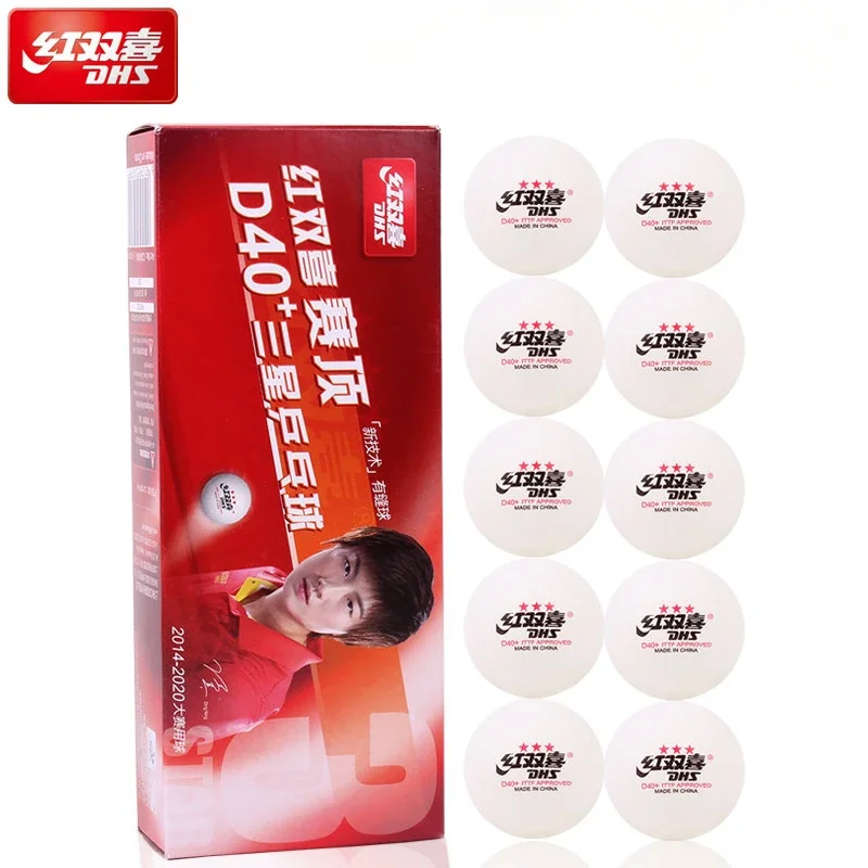 10 ピース/ボックス 3 スター DHS ピンポンボール  - Table Tennis Olympics のレビューと価格