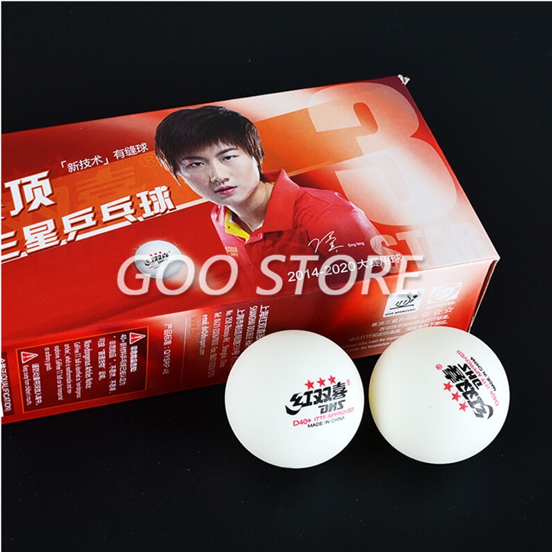 Dhs3つ星d40卓球ボール3つ星新素材シームabsプラスチ - Table Tennis Olympics のレビューと価格