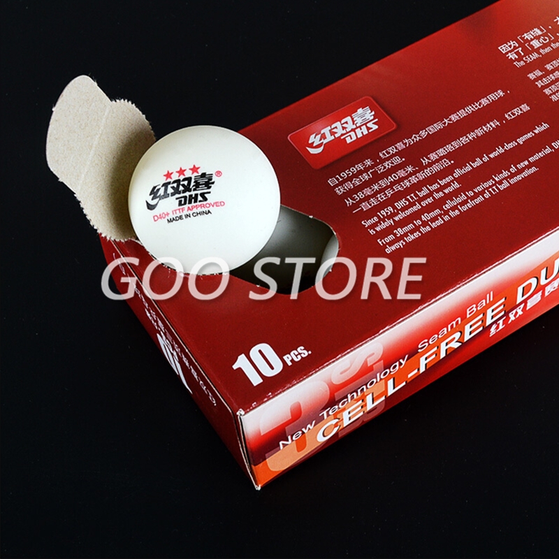 Dhs3つ星d40卓球ボール3つ星新素材シームabsプラスチ - Table Tennis Olympics のレビューと価格