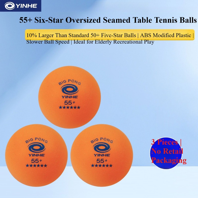 YINHE 5/6 スター 50+/55+ mm 卓球ボール - Table Tennis Olympics のレビューと価格