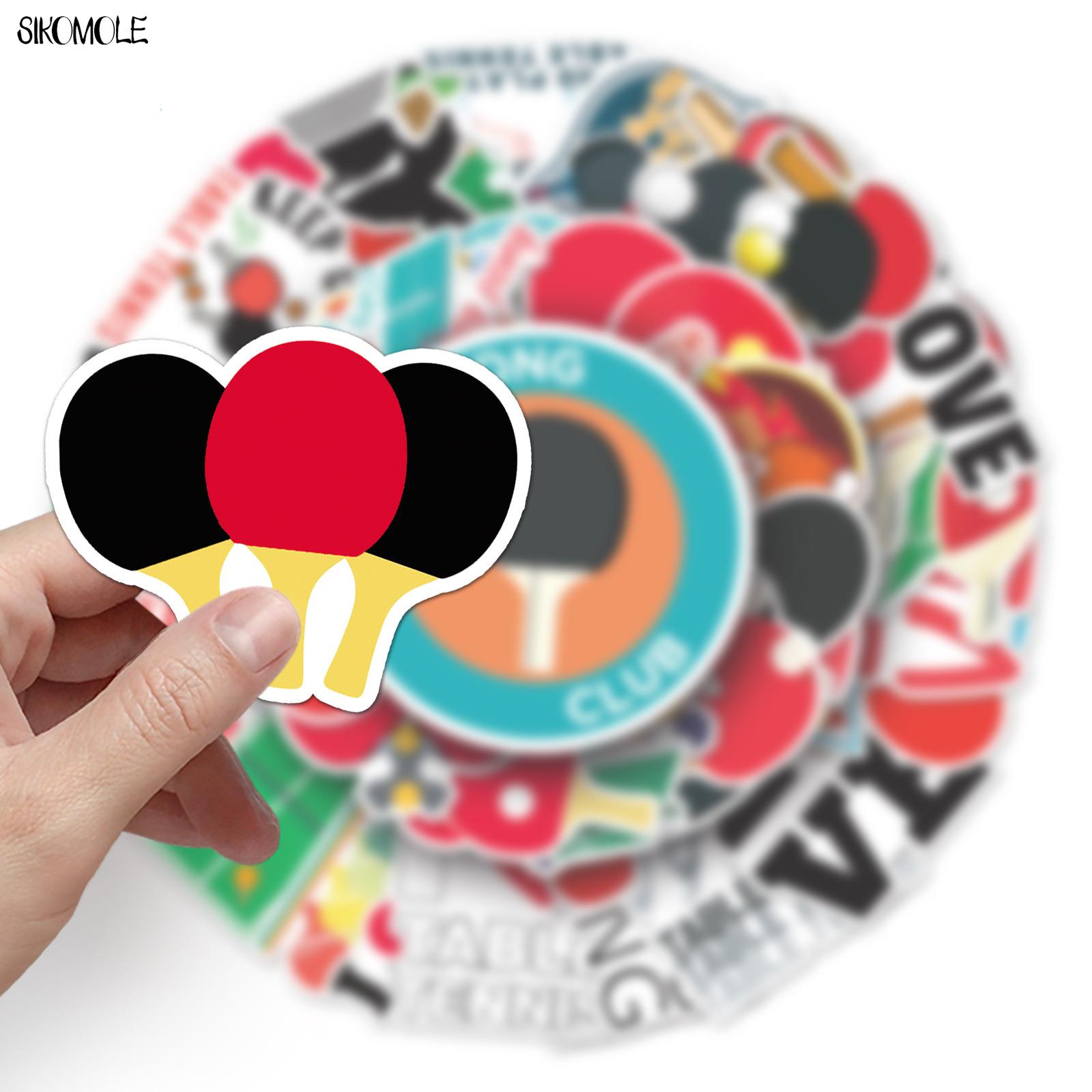 10/30/50個ピンポンボールステッカーdiyのキッズギフ - Table Tennis Olympics のレビューと価格